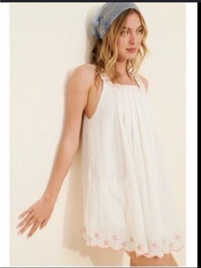 FREE PEOPLE | Latecia Embroidered Mini Dress